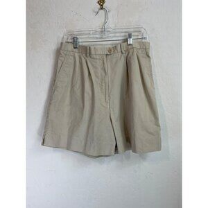 Resort Two by Joey Rodolfo Sz 14 Shorts High Waisted Tan Khaki